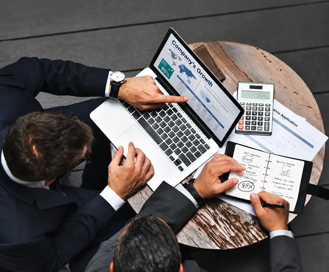 TCS team reviewing hiring incentive programs